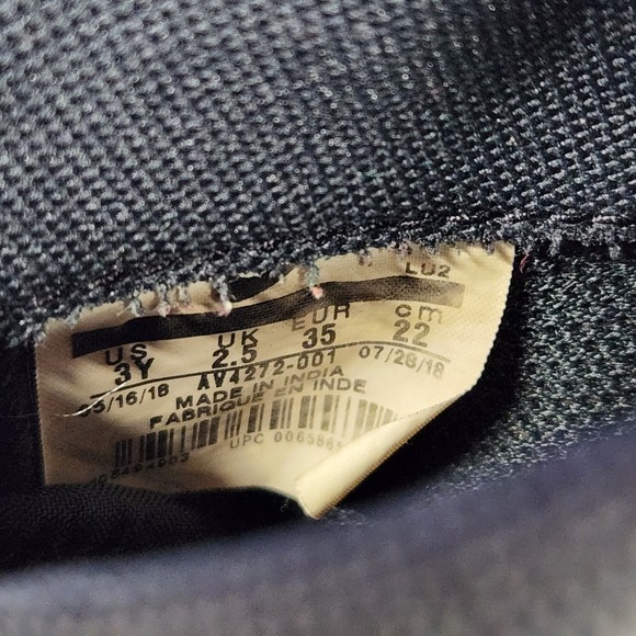 Nike Air Force 1 Utility‎ Black White GS Size 3Y AV4272-001 - Picture 7 of 8